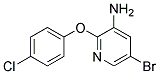 5-BROMO-2-(4-CHLORO-PHENOXY)-PYRIDIN-3-YLAMINE Struktur