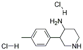 3-P-TOLYLPIPERIDIN-4-AMINE DIHYDROCHLORIDE Struktur