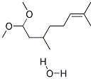 CITRONELLAL HYDRATE DIMETHYLACETAL Struktur