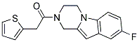 8-FLUORO-2-(2-THIENYLACETYL)-1,2,3,4-TETRAHYDROPYRAZINO[1,2-A]INDOLE Struktur