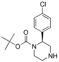 (S)-2-(4-CHLORO-PHENYL)-PIPERAZINE-1-CARBOXYLIC ACID TERT-BUTYL ESTER Struktur