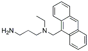 N1-ANTHRACEN-9-YLMETHYL-N1-ETHYL-PROPANE-1,3-DIAMINE Struktur