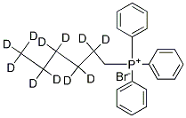 N-HEXYL-2,2,3,3,4,4,5,5,6,6,6-D11-TRIPHENYLPHOSPHONIUM BROMIDE Struktur