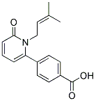 4-[1-(3-METHYLBUT-2-ENYL)-6-OXO-1,6-DIHYDROPYRIDIN-2-YL]BENZOIC ACID Struktur