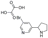 3-BROMO-5-(2-PYRROLIDINYL)PYRIDINE OXALATE Struktur