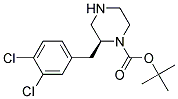 (S)-2-(3,4-DICHLORO-BENZYL)-PIPERAZINE-1-CARBOXYLIC ACID TERT-BUTYL ESTER Struktur