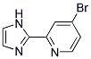 4-BROMO-2-(1H-IMIDAZOL-2-YL)-PYRIDINE Struktur