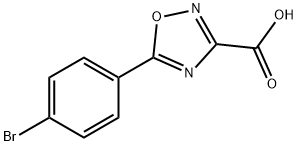 5-(4-BROMOPHENYL)-1,2,4-OXADIAZOLE-3-CARBOXYLIC ACID Struktur