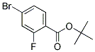 TERT-BUTYL 4-BROMO-2-FLUOROBENZOATE Struktur