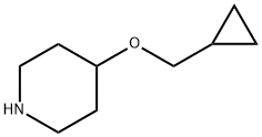 4-(CYCLOPROPYLMETHOXY)PIPERIDINE Struktur