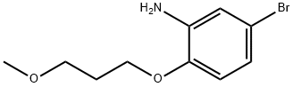 5-BROMO-2-(3-METHOXYPROPOXY)ANILINE Struktur