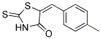 5-(4-METHYLBENZYLIDENE)-2-THIOXO-1,3-THIAZOLIDIN-4-ONE Struktur