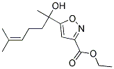 ETHYL 5-(1-HYDROXY-1,5-DIMETHYLHEX-4-EN-1-YL)ISOXAZOLE-3-CARBOXYLATE Struktur