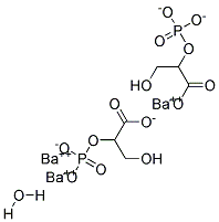 D-2-PHOSPHOGLYCERIC ACID BARIUM SALT MONOHYDRATE Struktur