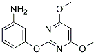 3-[(4,6-DIMETHOXYPYRIMIDIN-2-YL)OXY]ANILINE Struktur