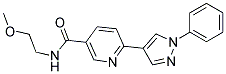 N-(2-METHOXYETHYL)-6-(1-PHENYL-1H-PYRAZOL-4-YL)NICOTINAMIDE Struktur