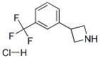 3-(3-(TRIFLUOROMETHYL)PHENYL)AZETIDINE HYDROCHLORIDE Struktur