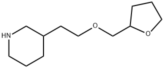 3-[2-(TETRAHYDRO-2-FURANYLMETHOXY)ETHYL]PIPERIDINE Struktur