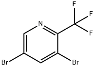 3,5-DIBROMO-2-(TRIFLUOROMETHYL)PYRIDINE Struktur