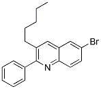 6-BROMO-3-PENTYL-2-PHENYL-QUINOLINE Struktur