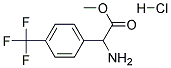 METHYL 2-AMINO-2-[4-(TRIFLUOROMETHYL)PHENYL]ACETATE HYDROCHLORIDE Struktur