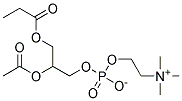 3,5,9-TRIOXA-4-PHOSPHADODECAN-1-AMINIUM, 7-(ACETYLOXY)-4-HYDROXY-N,N,N-TRIMETHYL-10-OXO-, INNER SALT, 4-OXIDE (9CI) Struktur