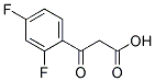 3-(2,4-DIFLUOROPHENYL)-3-OXO-PROPIONIC ACID Struktur