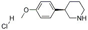 (R)-3-(4-METHOXYPHENYL)-PIPERIDINE HCL Struktur