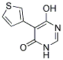 6-HYDROXY-5-THIEN-3-YLPYRIMIDIN-4(3H)-ONE Struktur