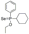 P-CYCLOHEXYL-P-PHENYLPHOSPHINOSELENOIC ACID O-ETHYL ESTER Struktur