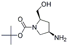 (2R,4R)-1-BOC-2-HYDROXYMETHYL-4-AMINO PYRROLIDINE Struktur