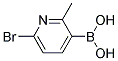 6-BROMO-2-METHYLPYRIDIN-3-YLBORONIC ACID Struktur