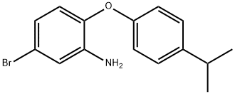 5-BROMO-2-(4-ISOPROPYLPHENOXY)ANILINE Struktur