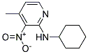 CYCLOHEXYL-(4-METHYL-3-NITRO-PYRIDIN-2-YL)-AMINE Struktur