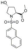 (2S,4R)-4-HYDROXY-1-(NAPHTHALENE-2-SULFONYL)PYRROLIDINE-2-CARBOXYLIC ACID METHYL ESTER Struktur