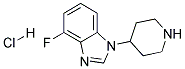 4-FLUORO-1-(PIPERIDIN-4-YL)-1H-BENZO[D]IMIDAZOLE HYDROCHLORIDE Struktur