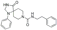 4-OXO-1-PHENYL-N-(2-PHENYLETHYL)-1,3,8-TRIAZASPIRO[4.5]DECANE-8-CARBOXAMIDE Struktur