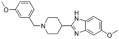 5-METHOXY-2-[1-(3-METHOXYBENZYL)PIPERIDIN-4-YL]-1H-BENZIMIDAZOLE Struktur