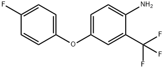 4-(4-FLUOROPHENOXY)-2-(TRIFLUOROMETHYL)ANILINE Struktur