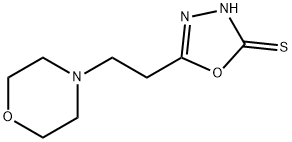 5-(2-MORPHOLIN-4-YLETHYL)-1,3,4-OXADIAZOLE-2-THIOL Struktur