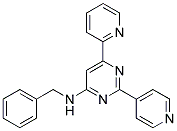 N-BENZYL-6-PYRIDIN-2-YL-2-PYRIDIN-4-YLPYRIMIDIN-4-AMINE Struktur