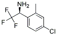 (S)-1-(4-CHLORO-2-METHYL-PHENYL)-2,2,2-TRIFLUORO-ETHYLAMINE Struktur