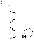 (S)-2-(2,5-DIMETHOXYPHENYL)PYRROLIDINE HYDROCHLORIDE Struktur