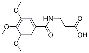 3-(3,4,5-TRIMETHOXY-BENZOYLAMINO)-PROPIONIC ACID Struktur