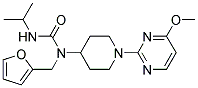 N-(2-FURYLMETHYL)-N'-ISOPROPYL-N-[1-(4-METHOXYPYRIMIDIN-2-YL)PIPERIDIN-4-YL]UREA Struktur