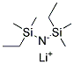 LITHIUM BIS(DIMETHYLETHYLSILYL)AMIDE Struktur