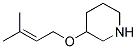 3-[(3-METHYL-2-BUTENYL)OXY]PIPERIDINE Struktur