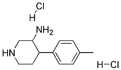 4-P-TOLYLPIPERIDIN-3-AMINE DIHYDROCHLORIDE Struktur