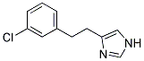 4-[2-(3-CHLORO-PHENYL)-ETHYL]-1H-IMIDAZOLE Struktur