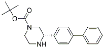 (S)-3-BIPHENYL-4-YL-PIPERAZINE-1-CARBOXYLIC ACID TERT-BUTYL ESTER Struktur